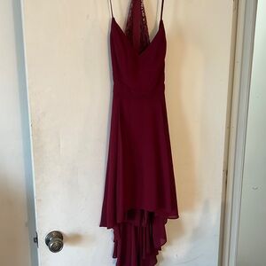 Size 3 Burgundy Dress Great for Weddings